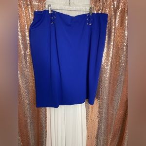 NWT NYCC Royal blue pencil skirt